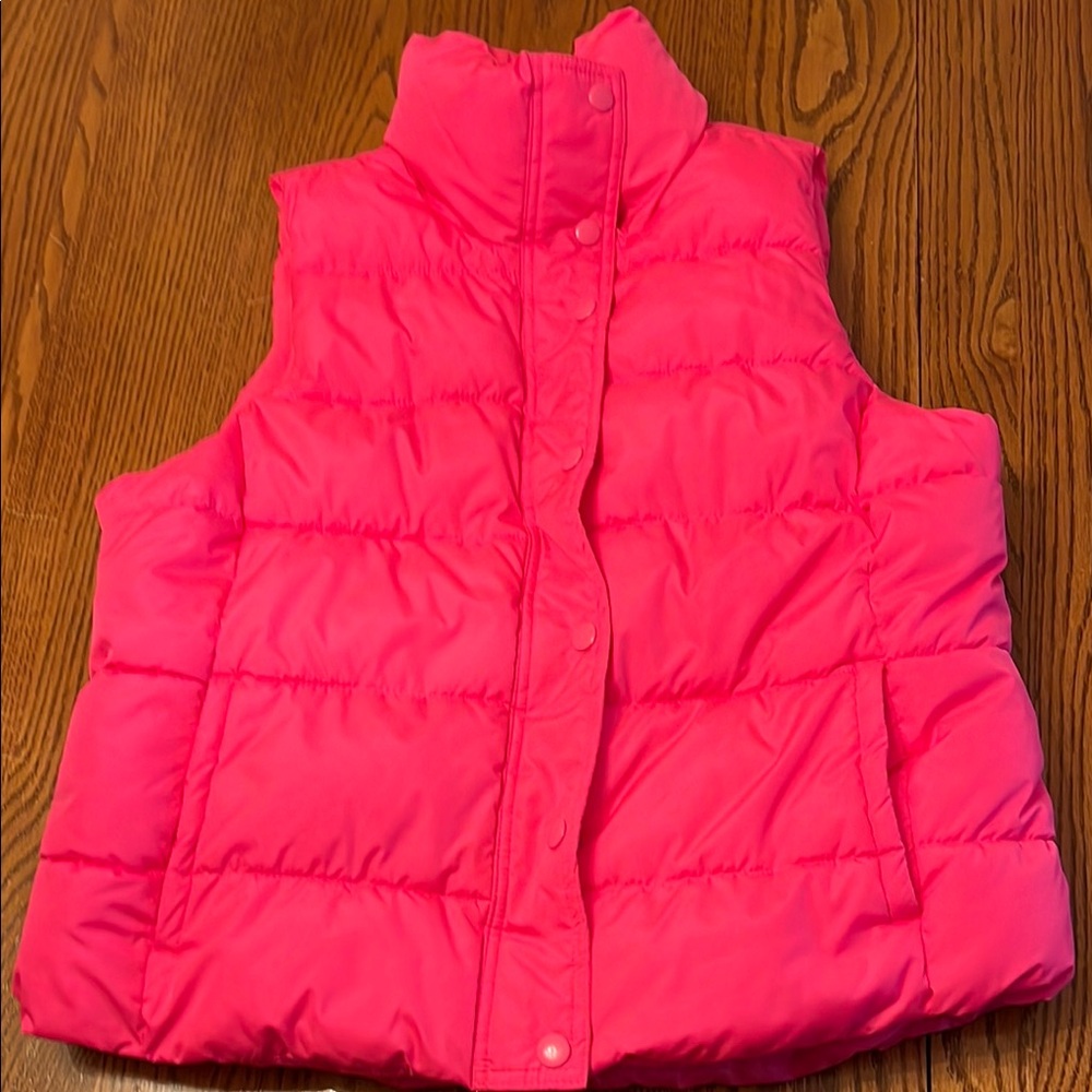 Old Navy Hot Pink Puffer Vest